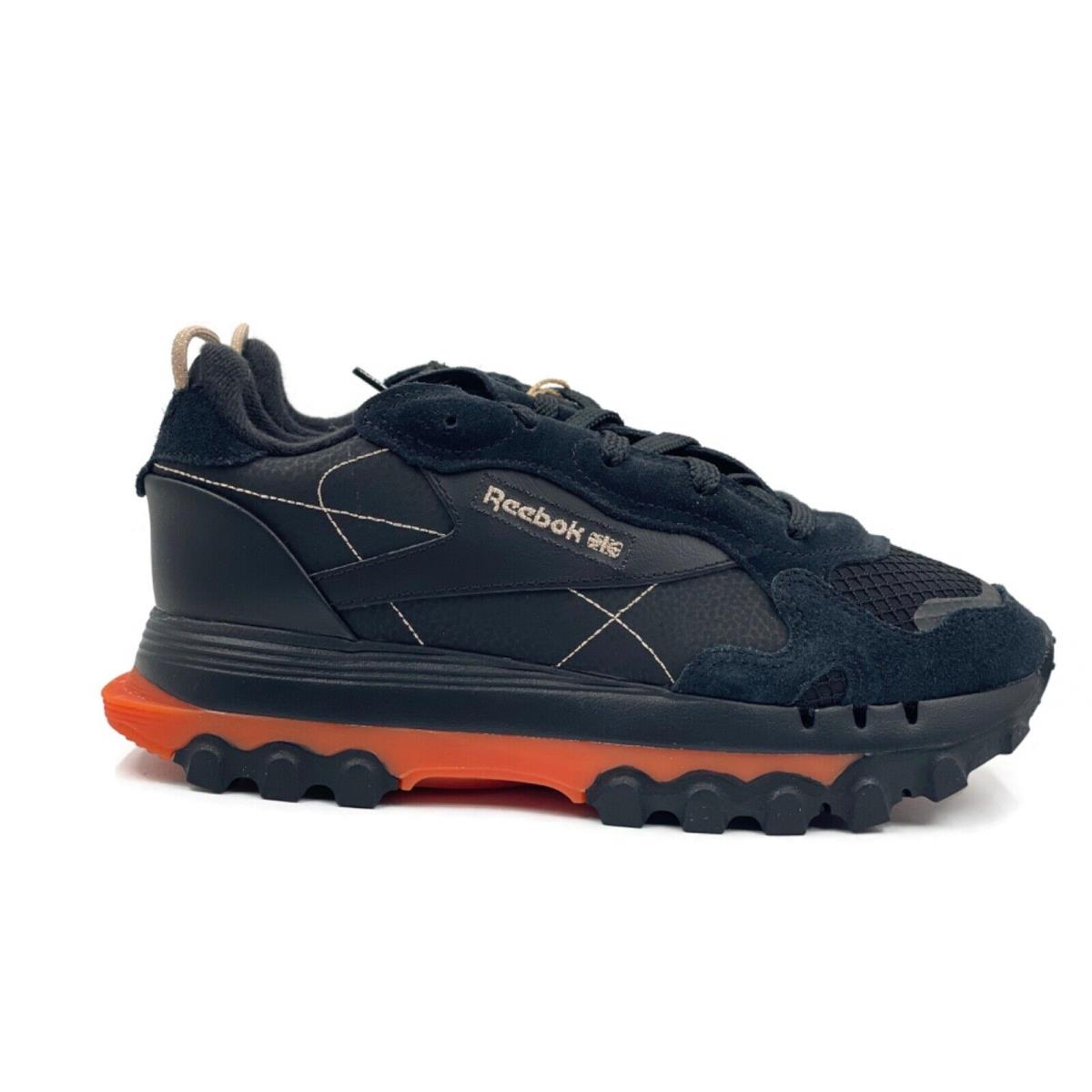 Reebok Classic Leather Cardi Women Casual Platform Shoe Black Trainer Sneaker