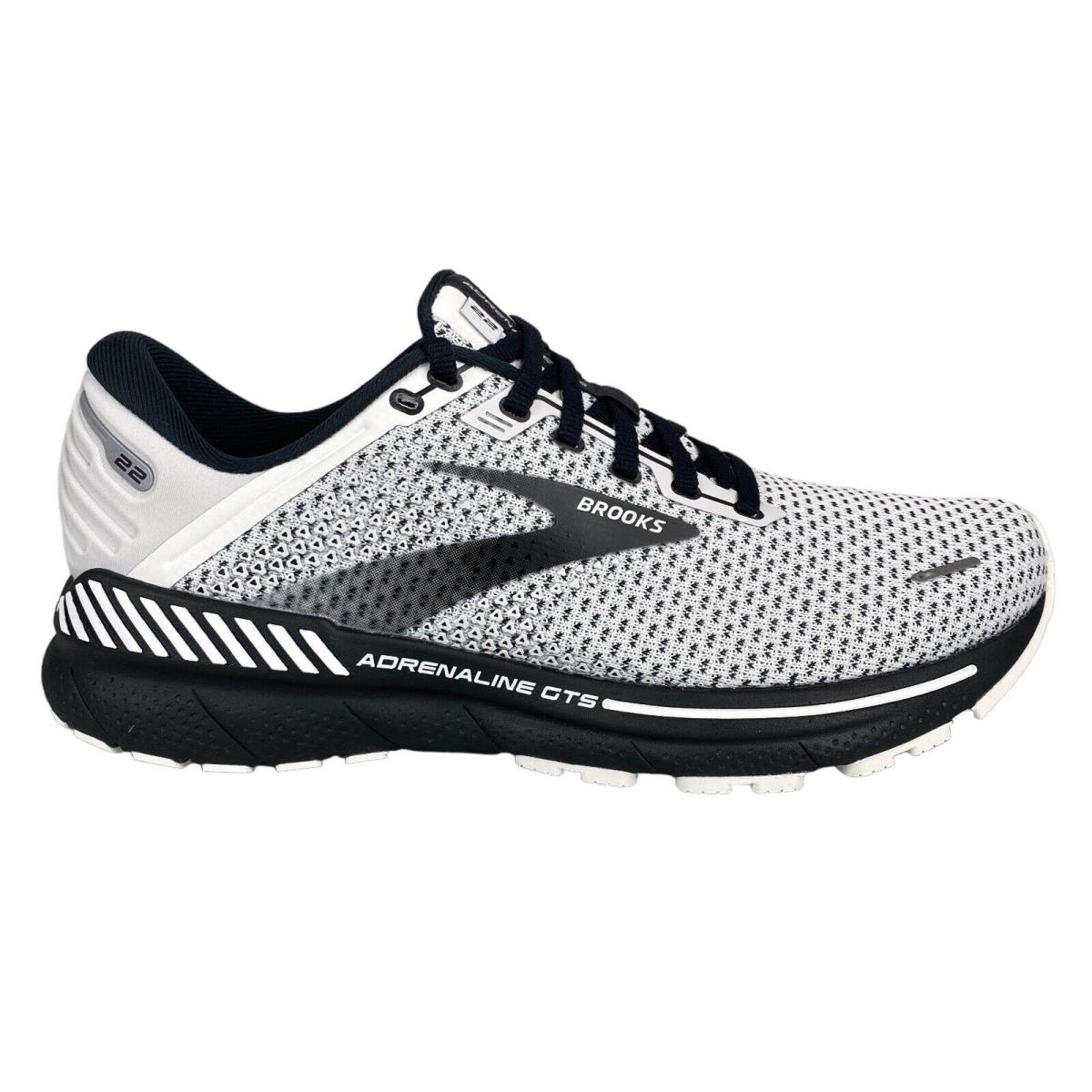 Brooks Women`s Adrenaline Gts 22 Running Shoes White/grey/black 120353-135