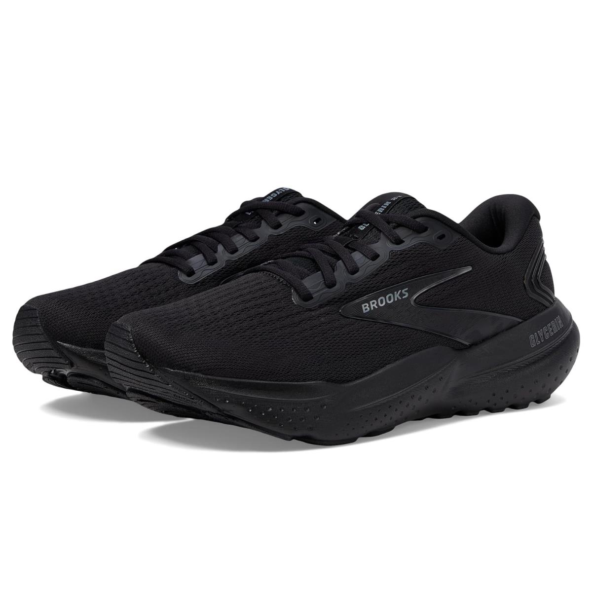 Man`s Sneakers Athletic Shoes Brooks Glycerin 21 Black/Black/Ebony
