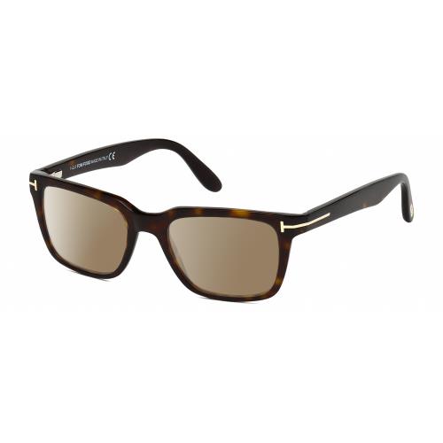 Tom Ford Caliber FT5304-052 Unisex Polarize Sunglass Brown Tortoise 54mm 4Option Amber Brown Polar