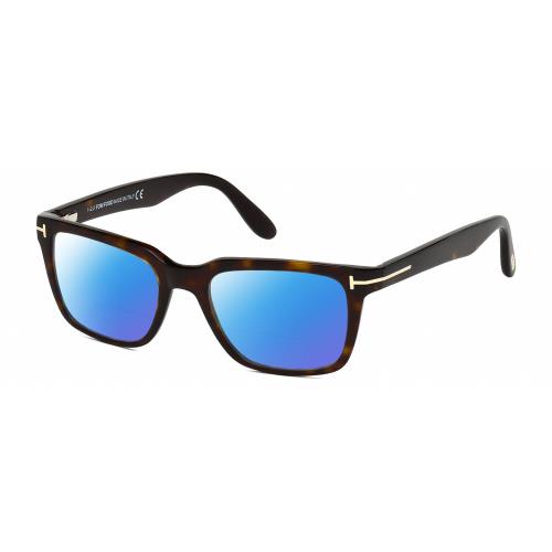 Tom Ford Caliber FT5304-052 Unisex Polarize Bifocal Sunglass Brown Tortoise 54mm Blue Mirror