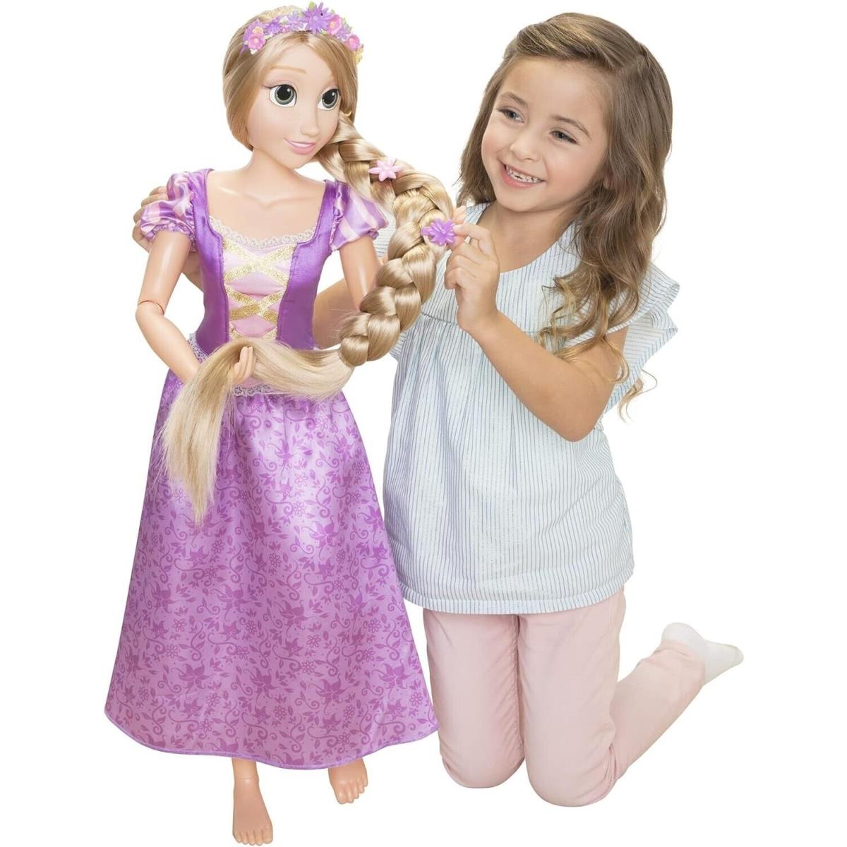 Disney Princess Playdate Rapunzel 32 Doll with Brush to Comb Her Golden Hair