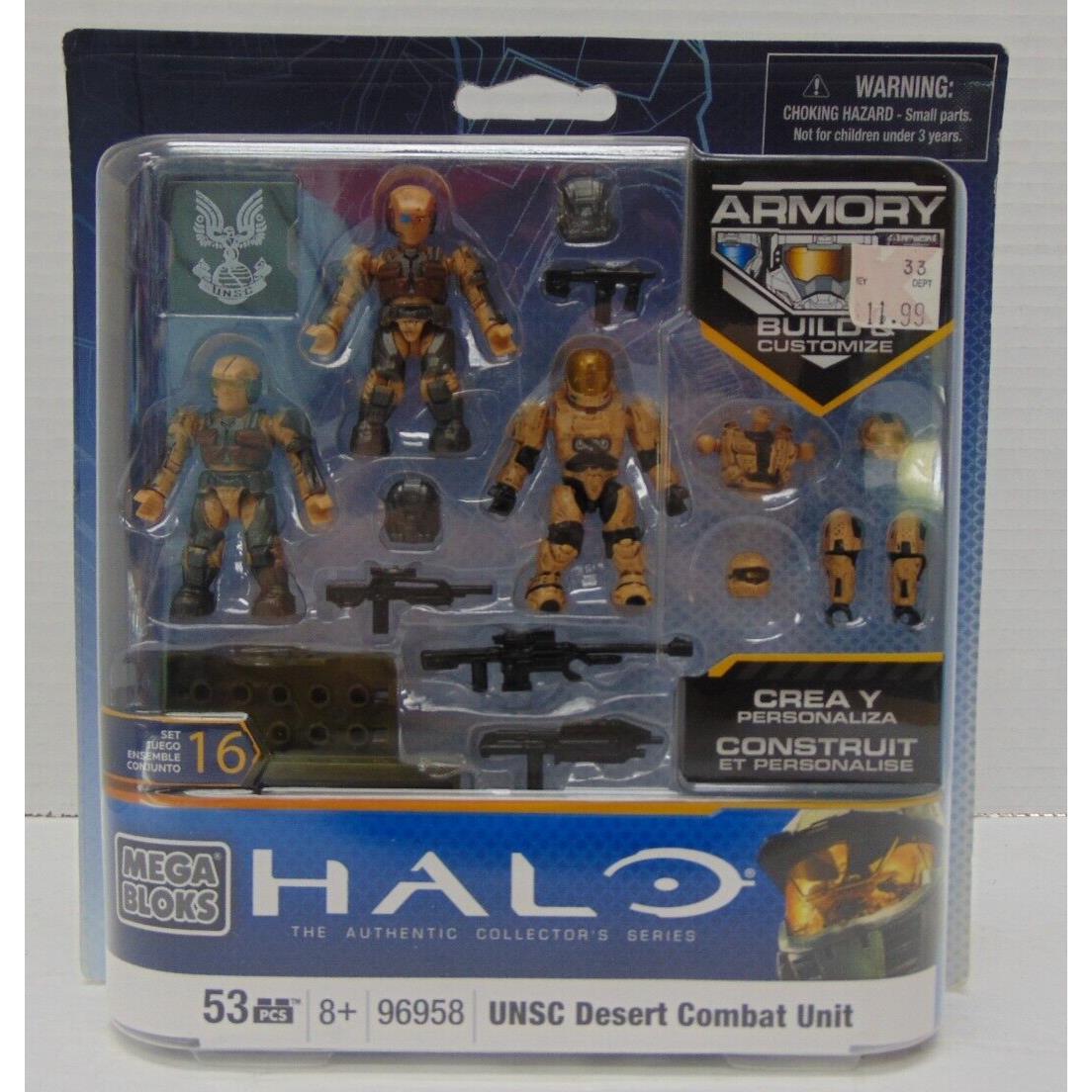 Halo Mega Bloks Unsc Desert Combat Unit Rarer Vhtf