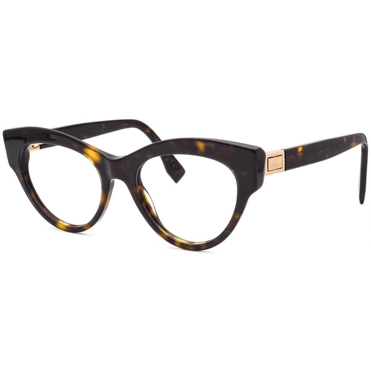 Fendi FF 0273 086 Dark Havana Brown Eyeglasses Optical Frame 49-18-140