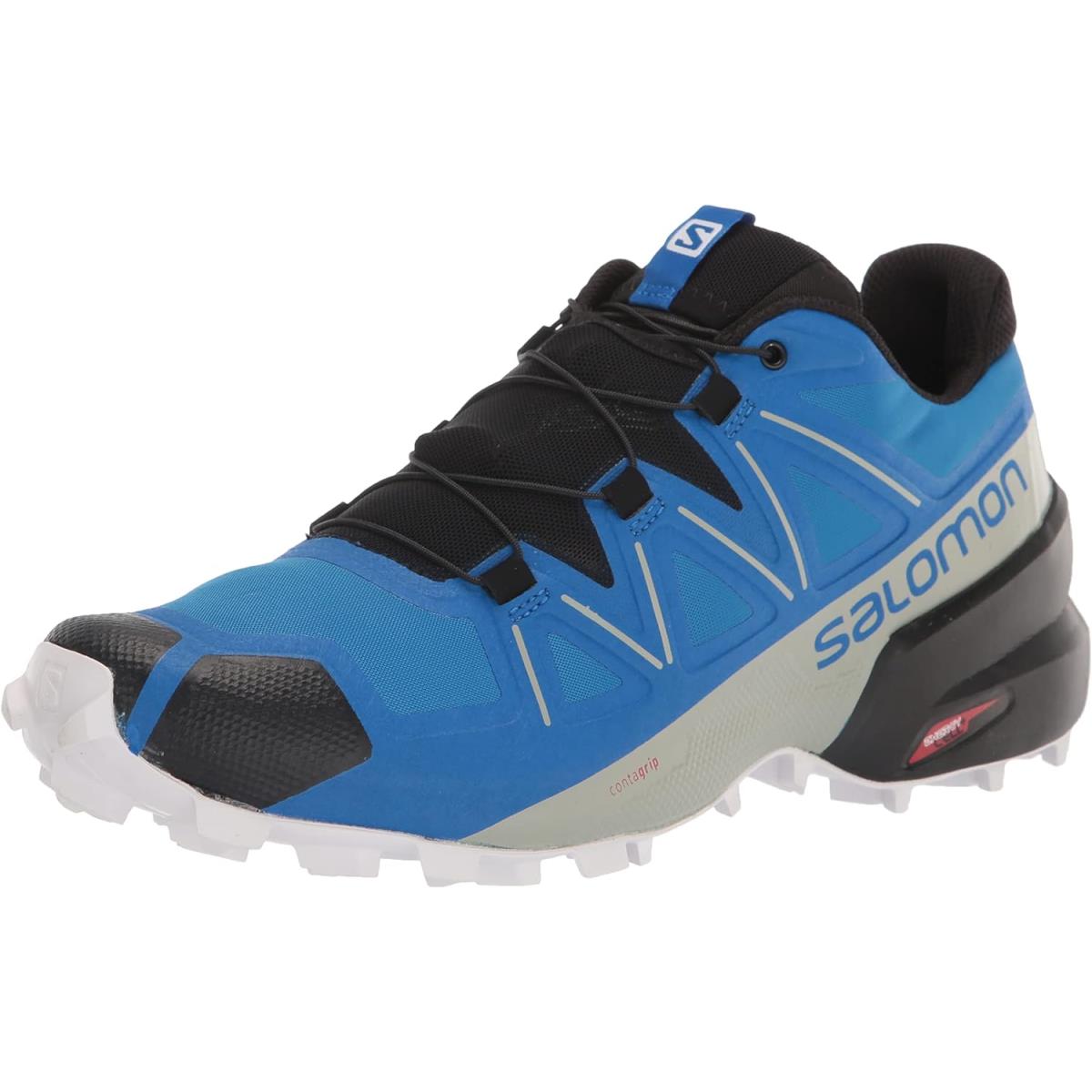 Salomon Men`s Speedcross 5 Trail Running Shoes Skydiver/Black/White