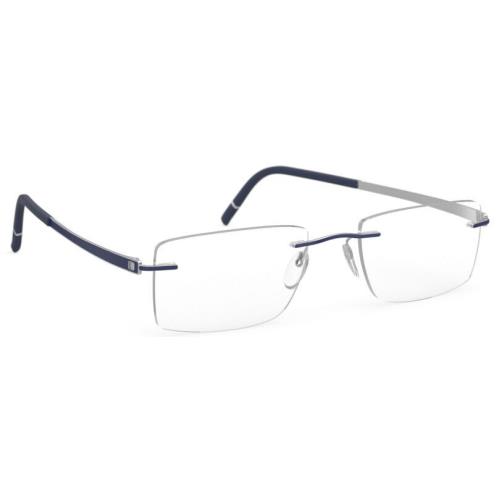 Silhouette Eyeglasses Momentum 52/19/140 Silver / Pacific Blue 5529/FG-4510