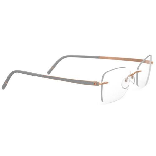 Silhouette Eyeglasses Momentum 52/19/140 Rose Gold 5529/HC-6520