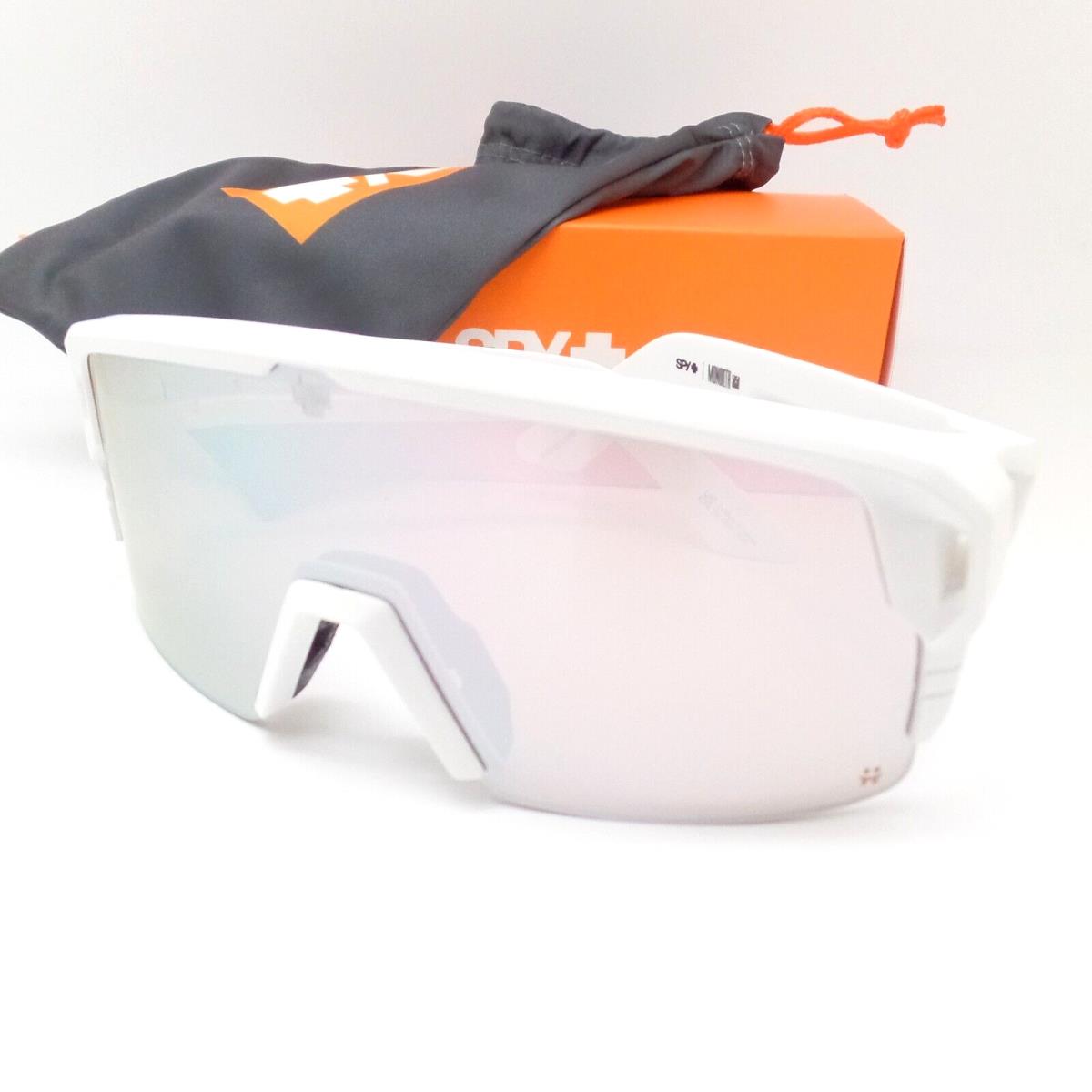 Spy + Optics Monolith 5050 Matte White Platinum Spectra Sunglasses