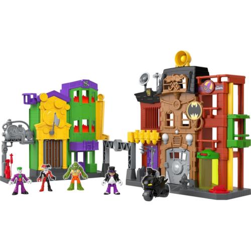 Imaginext DC Super Friends Batman Playset Crime Alley with Character Figures Toy