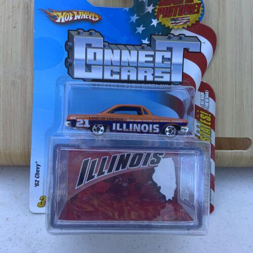 2003 Hot Wheels Connect Cars Illinois 1962 Chevy 1:64 Box A