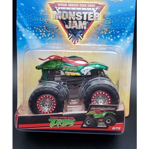 Hot Wheels Monster Jam Turtles Spectraflames 9/75 1/64 Die-cast