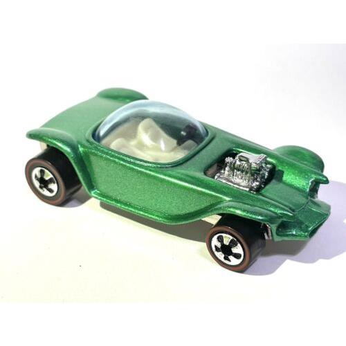 Custom Made - 1993 Hot Wheels Beatnik Bandit Redline - Metallic Green