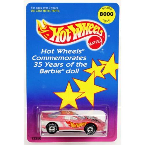Hot Wheels 1993 Camaro 35 Years of Barbie Doll LE 8000 13250 Nrfp 1994 Pink