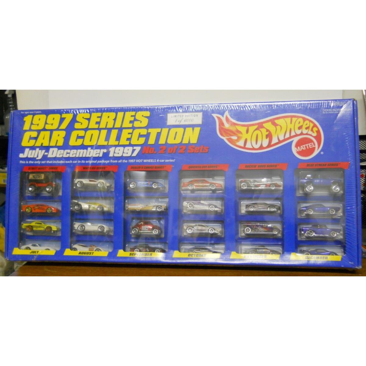 Hot Wheel`s 1997 Series 2 Of 2 Sets 24 Car Collection July-december