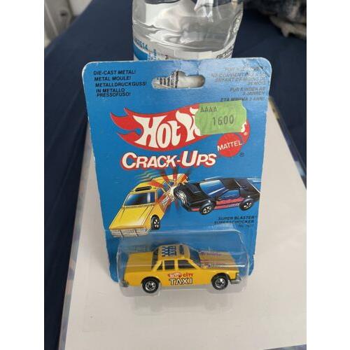 Hot Wheels Blackwall Crack-ups City Taxi Super Blaster France Blister Rare