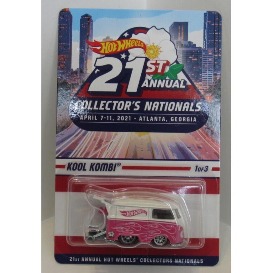 Hot Wheels 21st Nationals/convention Kool Kombi VW Drag Bus Volkswagen Pink