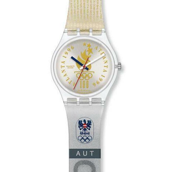 Mint Swatch `96 Atlanta Olympic Special Various Teams Collectors Watches GZ150 AUSTRIA (GZ150K)