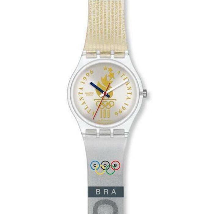 Mint Swatch `96 Atlanta Olympic Special Various Teams Collectors Watches GZ150 BRAZIL (GZ150R)