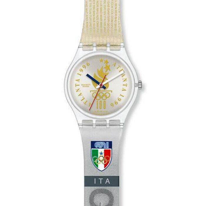 Mint Swatch `96 Atlanta Olympic Special Various Teams Collectors Watches GZ150 ITALY (GZ150I)