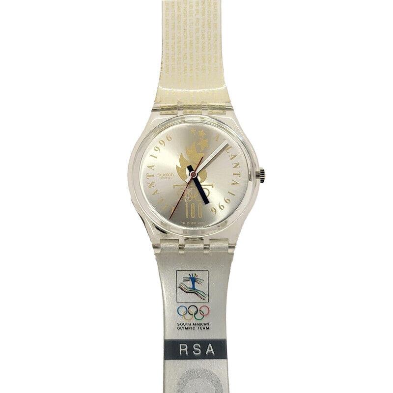 Mint Swatch `96 Atlanta Olympic Special Various Teams Collectors Watches GZ150 RUSSIA (GZ150B)