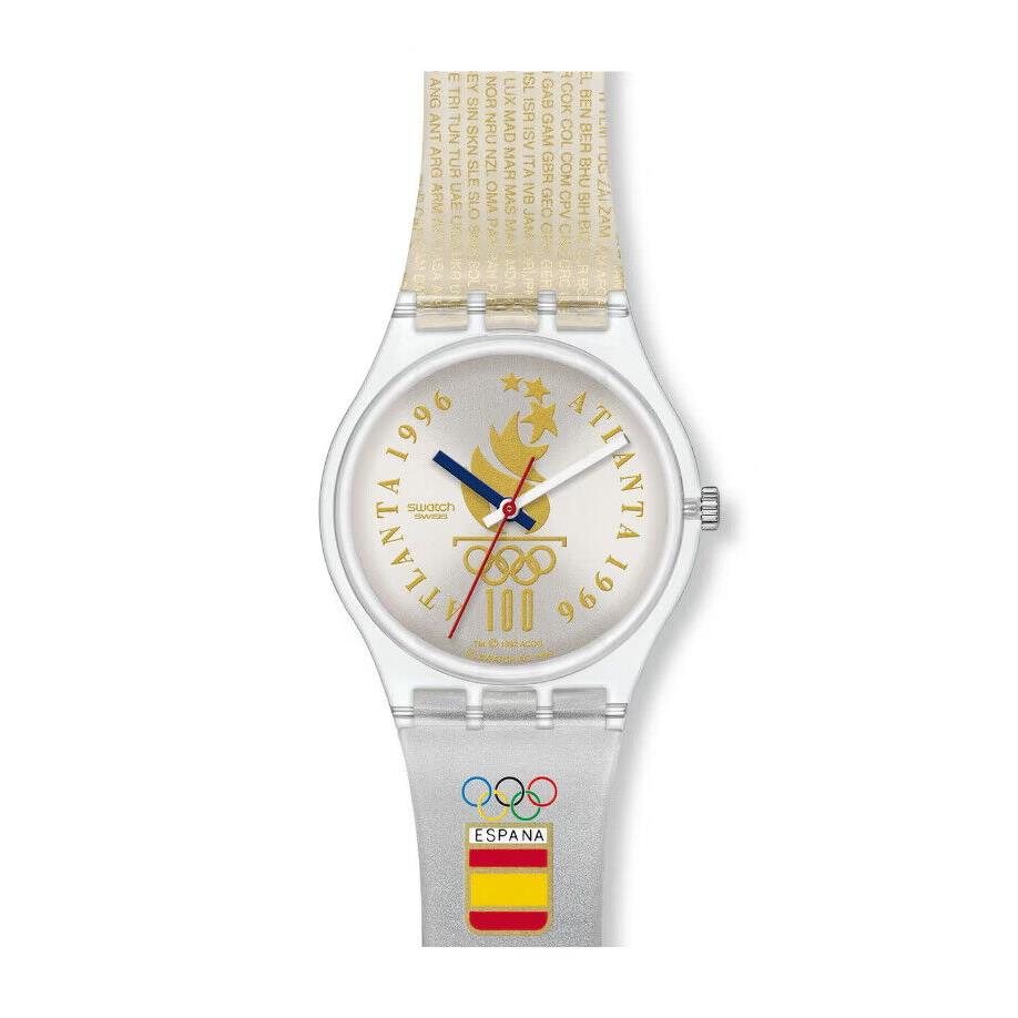 Mint Swatch `96 Atlanta Olympic Special Various Teams Collectors Watches GZ150 SPAIN - TEAM S (GZ150E)