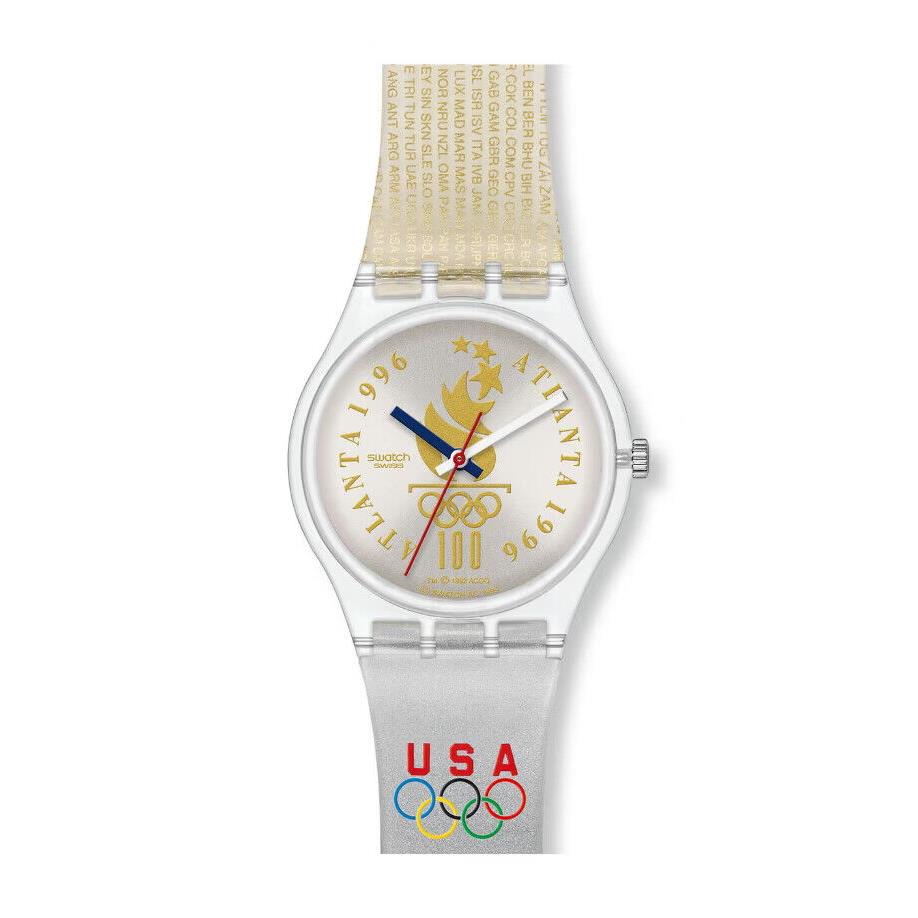 Mint Swatch `96 Atlanta Olympic Special Various Teams Collectors Watches GZ150 USA - TEAM J (GZ150J)