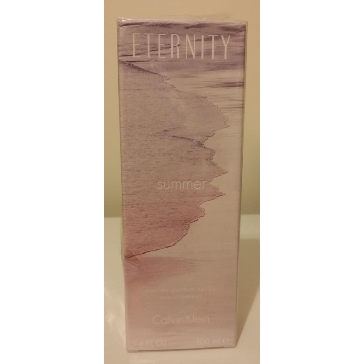 Calvin Klein Eternity Women 2010 Summer 3.4 Oz/ 100 ML Edp Spray Box