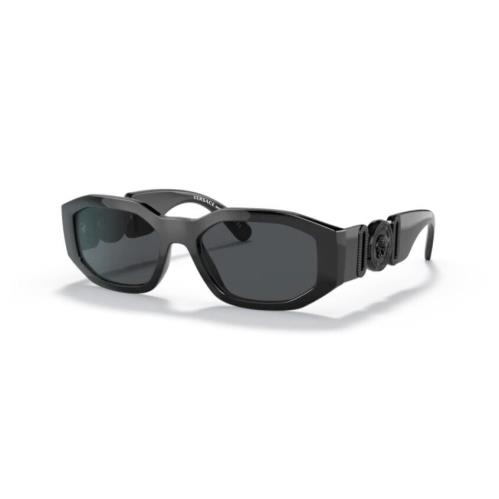 Versace 0VE4361 536087 - Black / Dark Grey Square Men`s Sunglasses