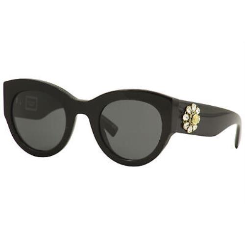 Versace Women`s Tribute VE4353BM VE/4353/BM 5314/87 Black Sunglasses 51mm