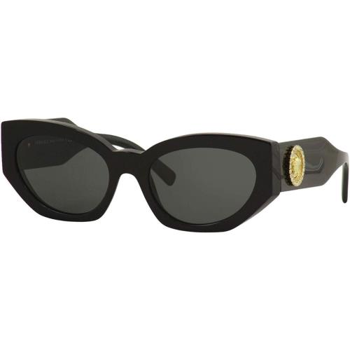 Versace VE4376B GB1/87 54mm Sunglasses Black / Grey Lens 54-19-140