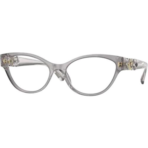 Versace VE3305 593 53mm Transparent Grey Demo Lens Women`s Eyeglasses