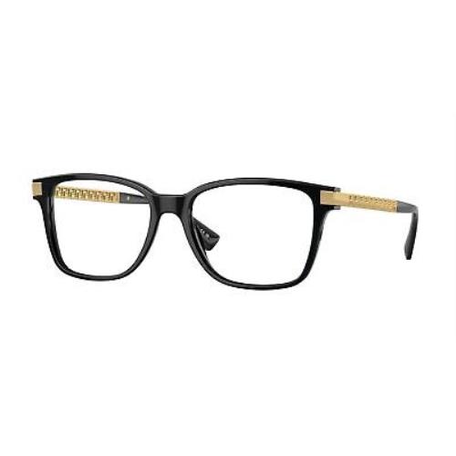 Versace Eyeglasses VE3340U GB1 53mm Black / Demo Lens