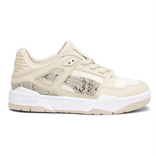 Puma Slipstream Luxury Snake Lace Up Womens Beige Sneakers Casual Shoes 3931930