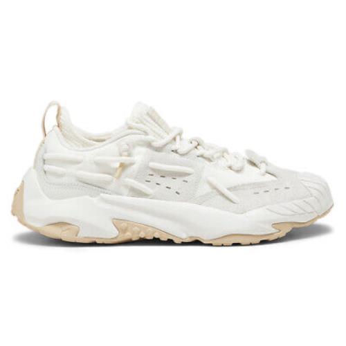 Puma Plexus Sand Lace Up Mens White Sneakers Casual Shoes 39315701