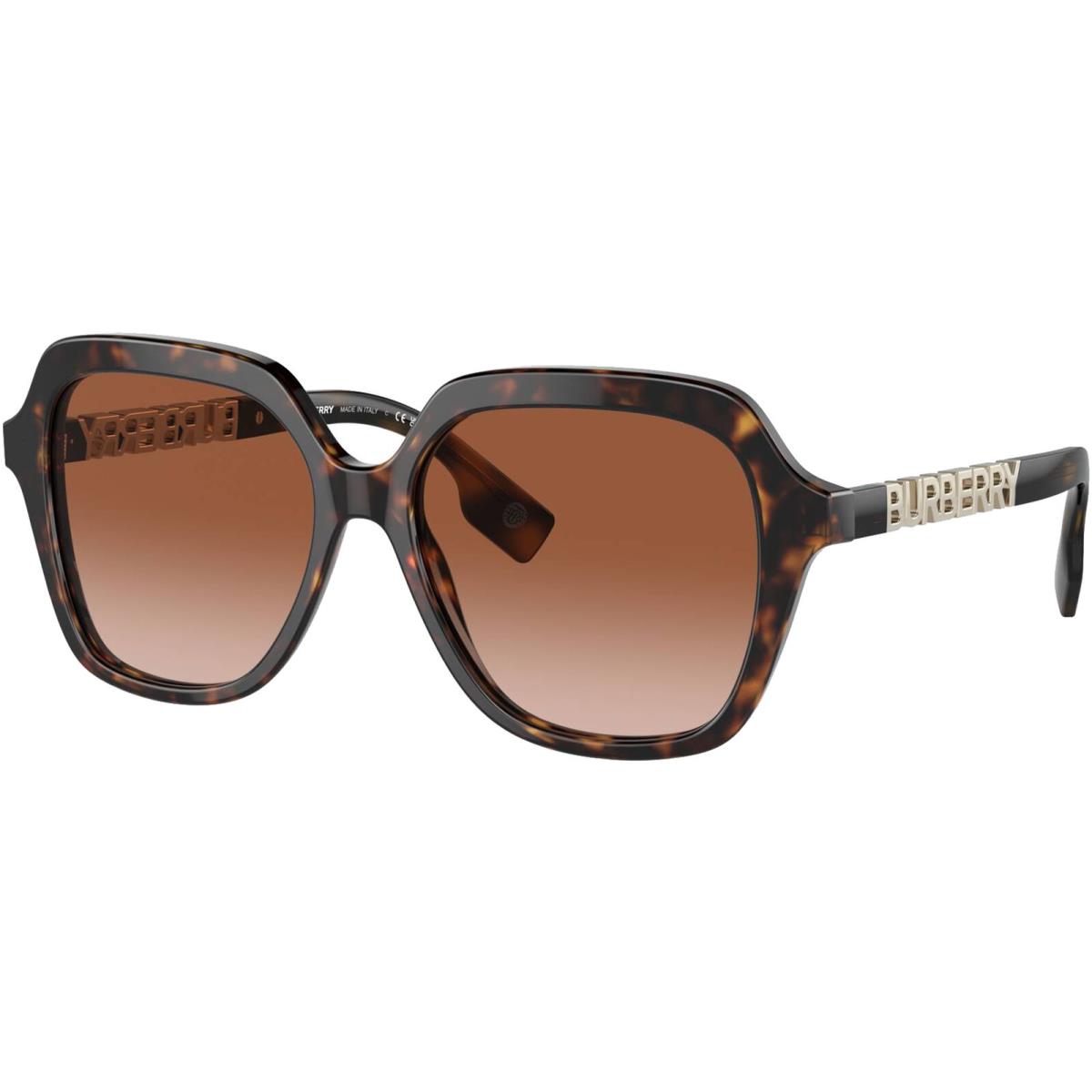 Burberry Joni Women`s Butterfly Sunglasses - BE4389 - Made in Italy - Dark Havana/Brown (300213-55), Frame: Select Variation
