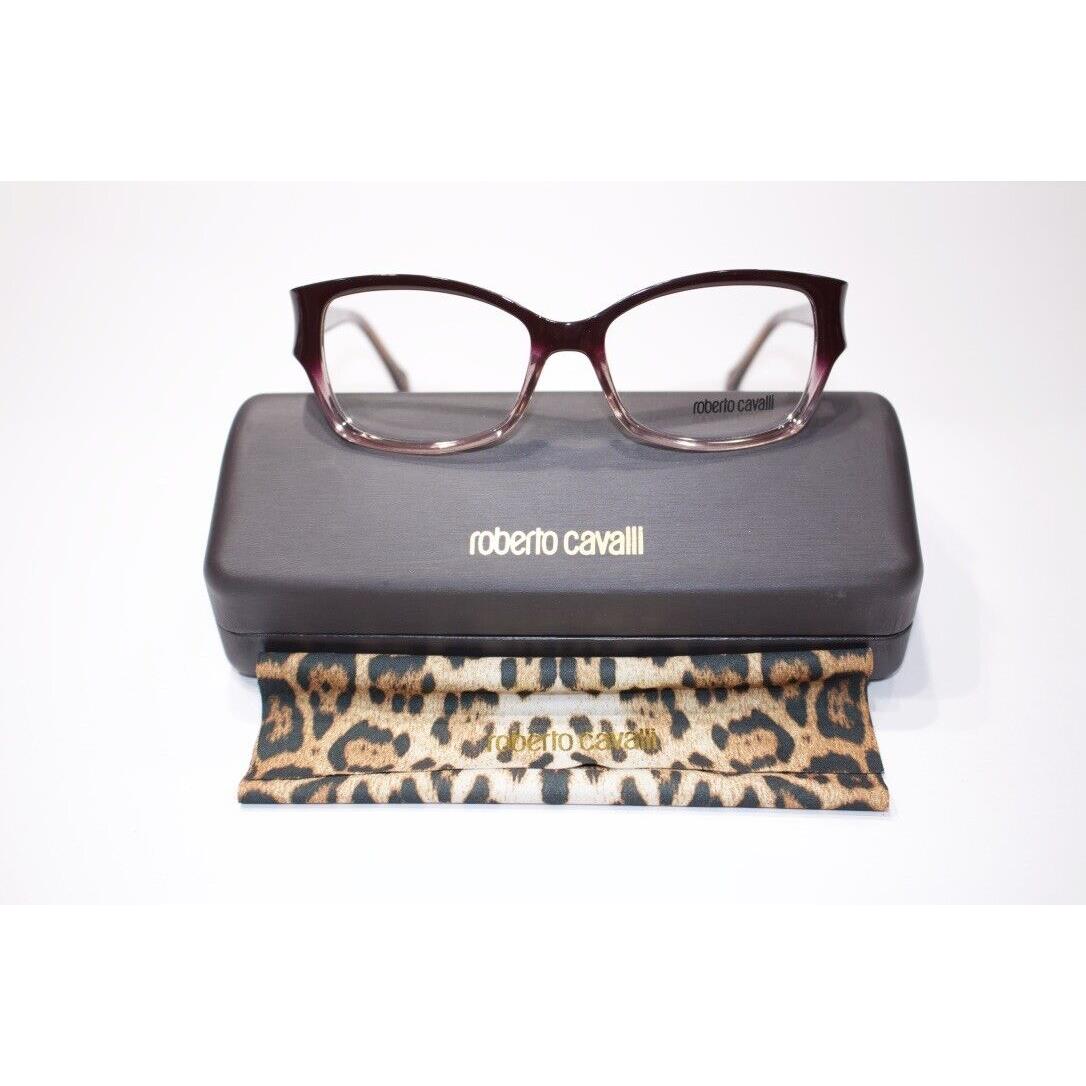 Roberto Cavalli Moyenne RC772 083 Bordeaux Square 53-16-135 Full Rim Eyeglasses