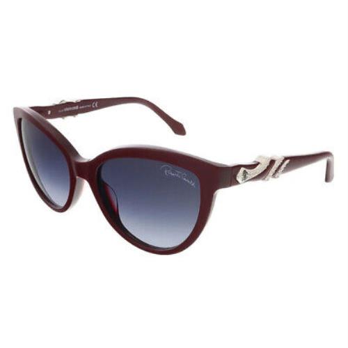 Roberto Cavalli Kuma 878S 68W Red Cat Eye Blue Gradient 55-18-135mm Sunglasses