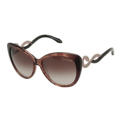 Roberto Cavalli Kurumba 736S 83Z Brown Cat Eye Brown Gradient 60mm Sunglasses