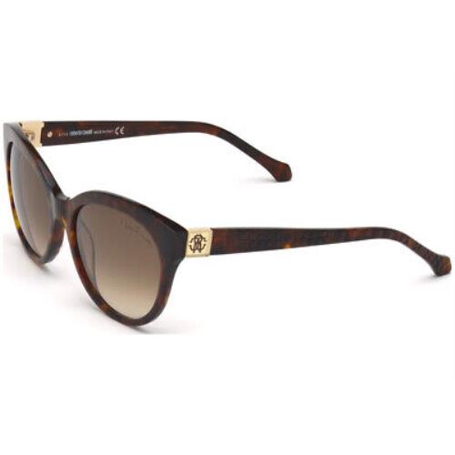 Roberto Cavalli Albaldah 798S 52F Brown Cat Eye Brown Gradient 57mm Sunglasses