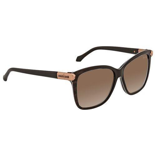 Roberto Cavalli RC902S 50G Brown Square Brown Mirror Non-polarized Sunglasses