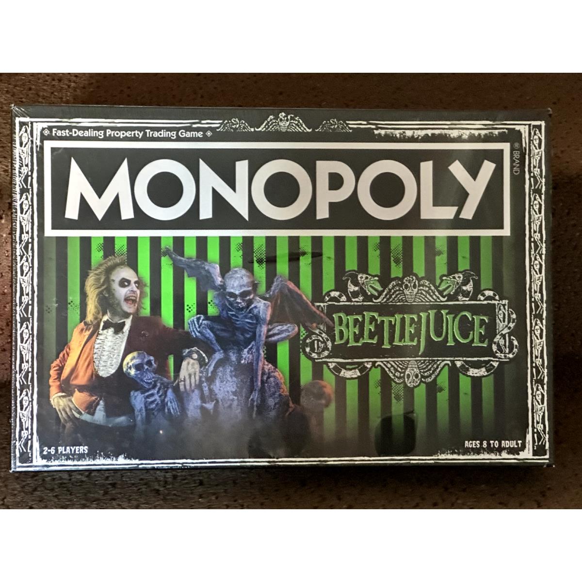 Beetlejuice 2019 Monopoly Hasbro Game 6 Collectible Tokens