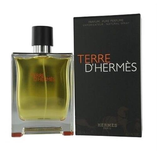 Terre D`hermes By Hermes Men 6.7 6.8 oz 200 ml Pure Parfum Spray