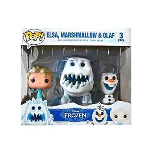 Funko Disney Frozen Pop Movies Elsa Marshmallow Olaf Vinyl Figures 82