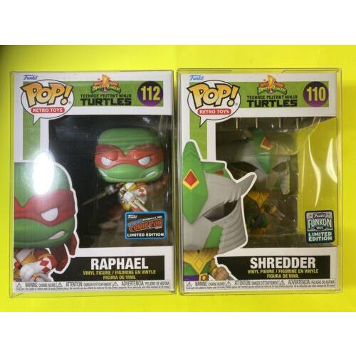 Funko Pop Ralphael Shredder Teenage Mutant Ninja Turtles NY Comic Con Funkon