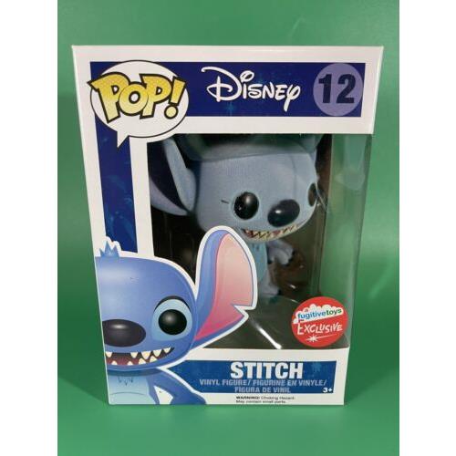 Disney Funko Pop Stitch 12 Flocked Fugitive Toys Exclusive