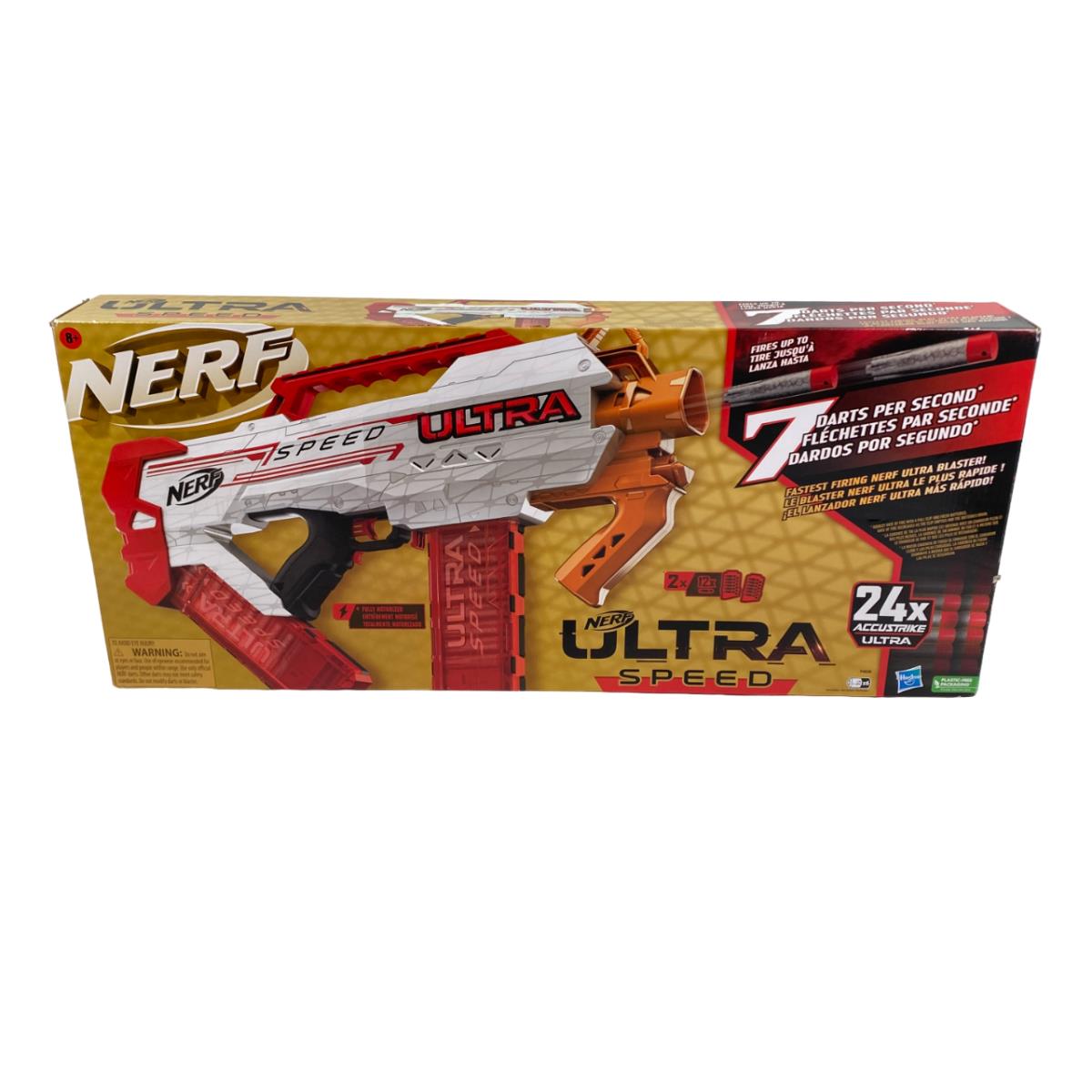 Nerf Ultra Speed Motorized Blaster 24 Nerf Accustrike Ultra Darts