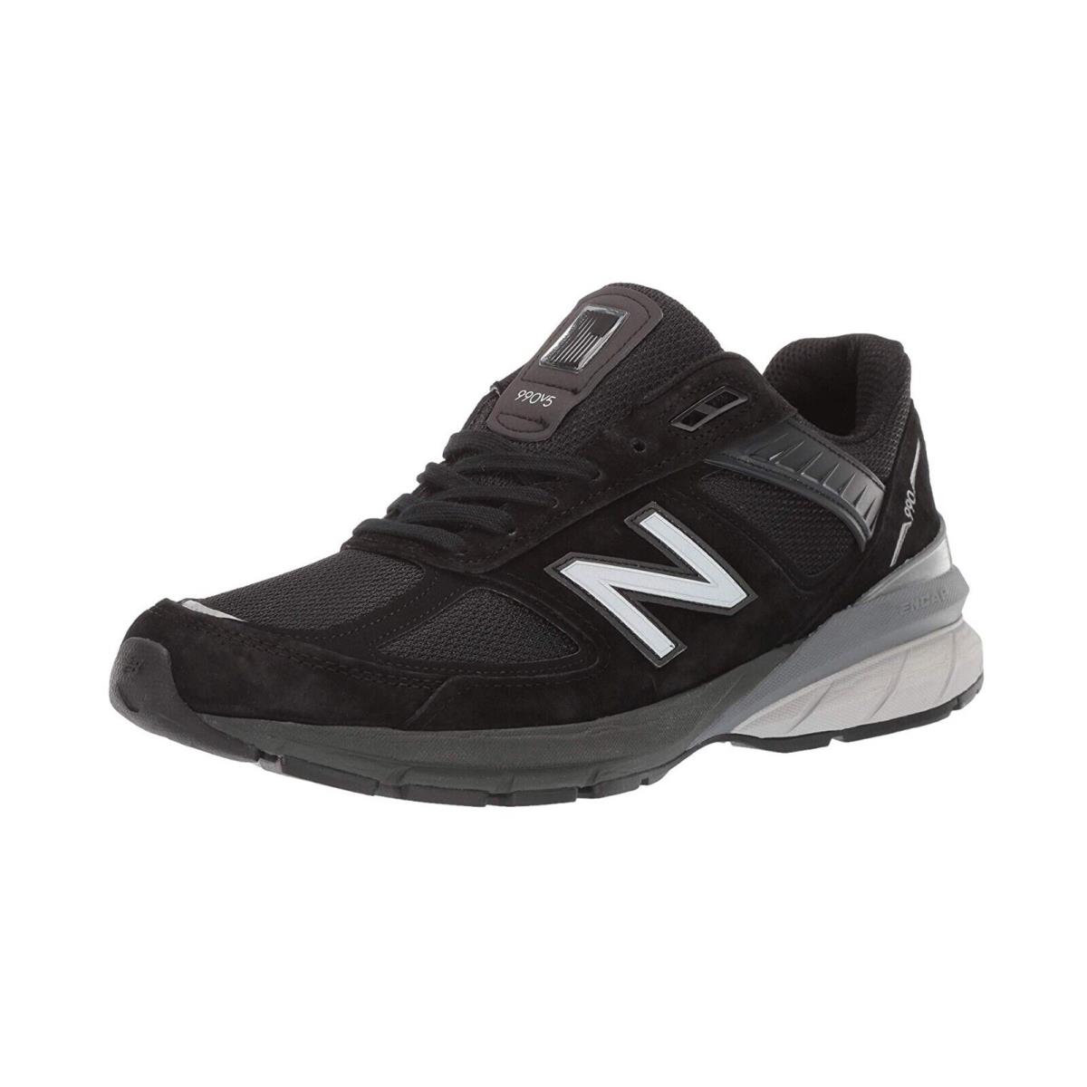 New Balance Men`s 990v5 Made in Usa Shoes Sneakers M990BK5 - Black/white