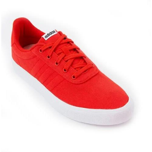 Adidas Men`s Vulc Raid3r Skateboarding Shoes Vivid Red/white