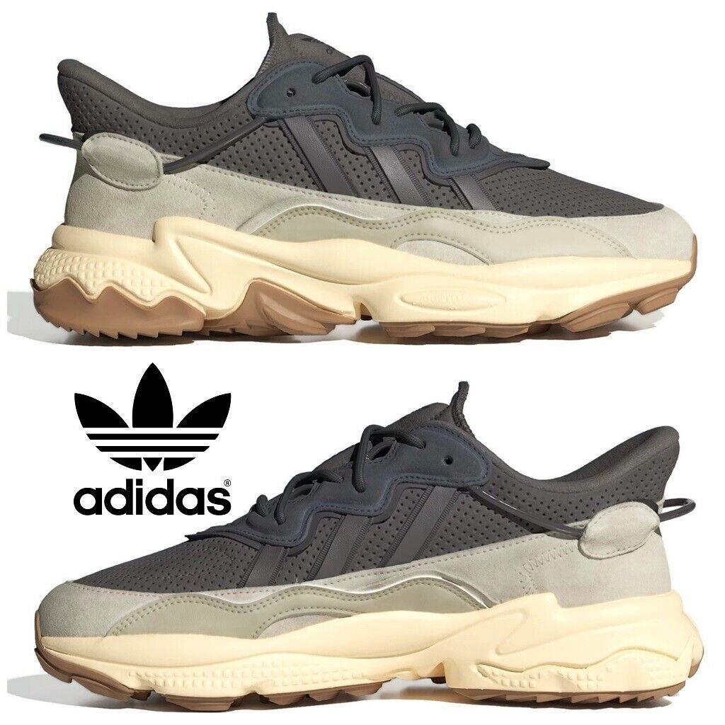 Adidas Ozweego TR Men`s Sneakers Comfort Sport Running Shoes Bold Chunky Gray - Gray, Manufacturer: Charcoal / Putty Grey / Sand Strata
