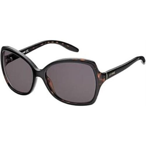 Just Cavalli JC406S 05B Black Rectangle Gray Gradient 59-15-130mm Sunglasses